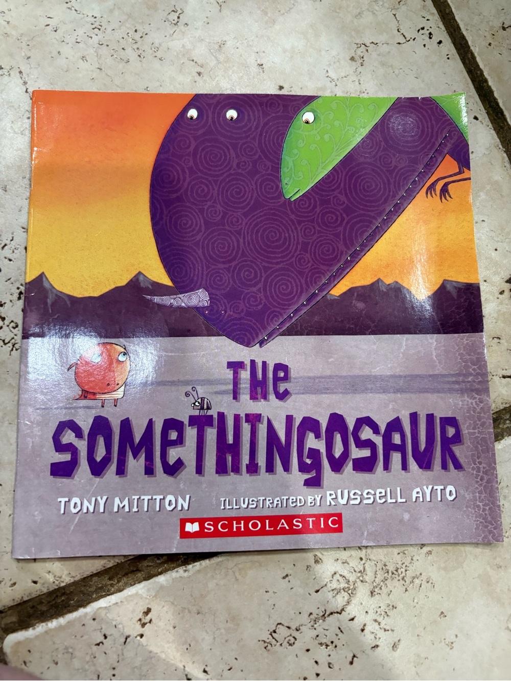 Scholastic The Somethingosaur - Purple & Green Illustrated Cover